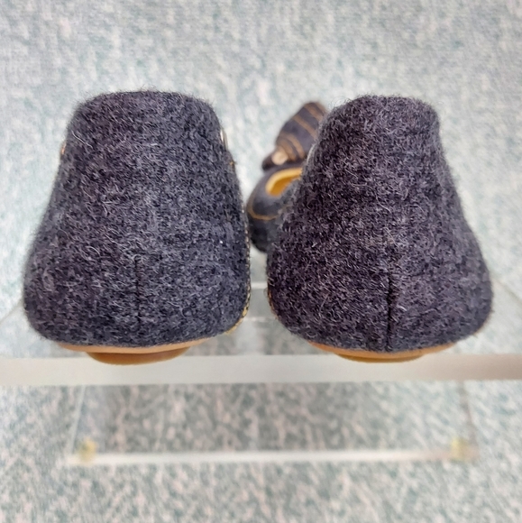 Livie & Luca Gray Wool Ballet Flats, sz 8 - Picture 4 of 6